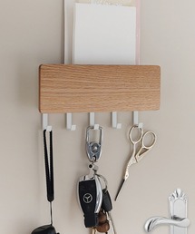 CALIFORNIA OUTFITTERS | 12D45-KR ウッドウォールフック 収納ホルダー(キーホルダー)