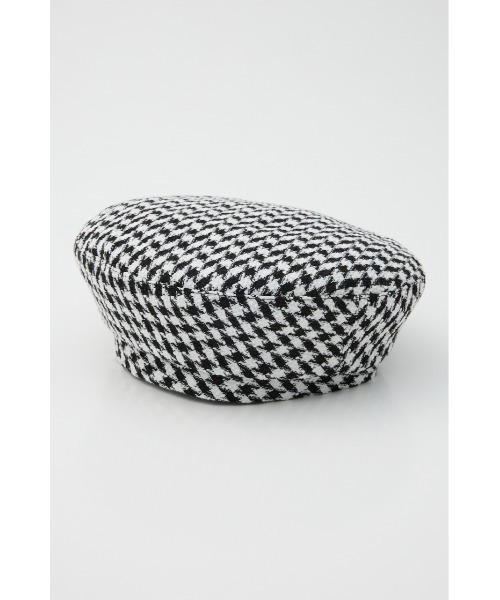 rienda（リエンダ）の「ツイードベレー 春服（ハンチング/ベレー帽・レディース・ブラック/ホワイト・FREE）」の13枚目の写真