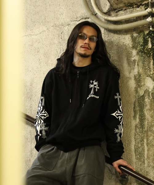 BIKE STAR クロス PT ZIP パーカー（パーカー）｜BIKE STAR（バイク