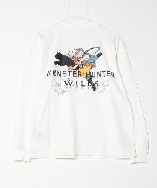 PUMA(プーマ)の「PUMA X MONSTER HUNTER WILDS LS TEE プーマ モンスターハンター ワイルズ ロングTシャツ(Tシャツ/カットソー・メンズ・ホワイト・S/M)」の2枚目の写真