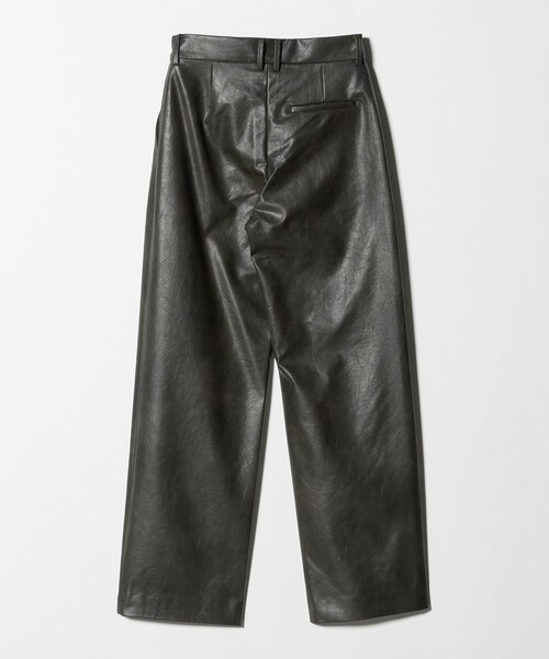 間も無く削除予定　新品 H BEAUTY＆YOUTH レザーパンツ セール】＜H＞ヴィンテージ レザーライク ワイドパンツ（その他パンツ