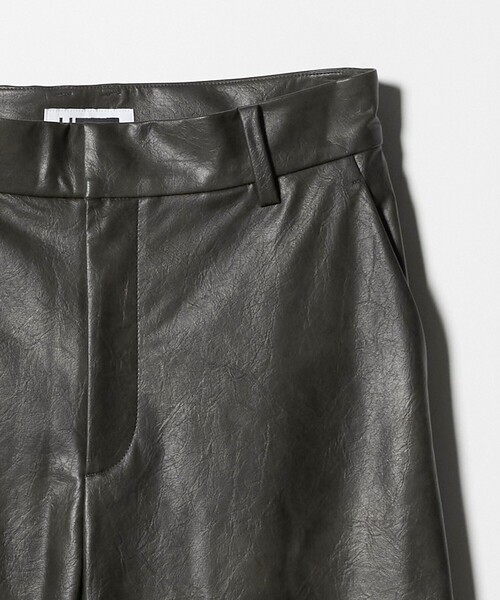 H BEAUTY&YOUTH レザーワイドパンツ セール】＜H＞ヴィンテージ レザーライク ワイドパンツ（その他パンツ