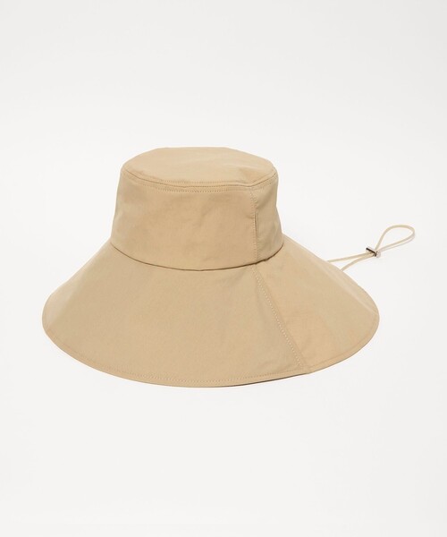 green label relaxing（グリーンレーベルリラクシング）の「【別注】＜コカゲル＞2WAY ワイドブリム ハット UVカット（ハット・レディース・ブラック/その他1/ベージュ/ダークブラウン・L/M）」の3枚目の写真