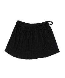 ROIDESROIS（ロワデロワ）の「シャーリングレイヤードラップスカート（ブラック）（スカート）」