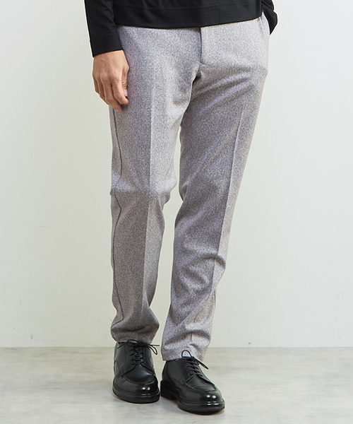 メンズメルローズ（MEN’S MELROSE）/プリントテックジャージテーパードコンフォートパンツ(セットアップ可) プリントテックジャージテーパードコンフォートパンツ(セットアップ可