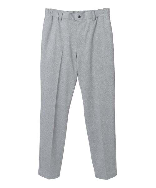 MEN'S MELROSE(メンズメルローズ)の「プリントテックジャージテーパードコンフォートパンツ(セットアップ可)(スラックス・メンズ・ライトグレー/ネイビー・2/4/3/5)」の9枚目の写真