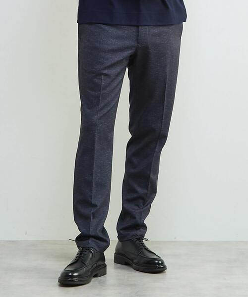 MEN'S MELROSE(メンズメルローズ)の「プリントテックジャージテーパードコンフォートパンツ(セットアップ可)(スラックス・メンズ・ライトグレー/ネイビー・2/4/3/5)」の20枚目の写真