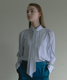 IG Monogram Print Blouse