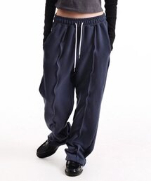 PIECEMAKER（ピースメーカー）の「WIRE SWEAT PANTS (NAVY)（スウェットパンツ）」