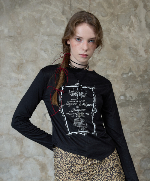 LARTIGENT(ラーティゼン)の「L13 INVITATION LONG SLEEVE(BLACK)(Tシャツ/カットソー・レディース・その他・FREE)」の3枚目の写真