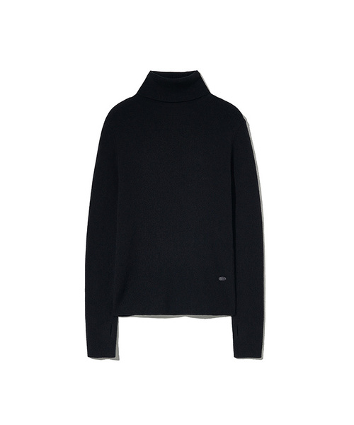 COSTUME O’CLOCK(コスチュームオクロック)の「スリムタートルネックリブニット8COLOR COWKT006(ニット/セーター・レディース・ブラック/グレー/アイボリー/モカ/オートミール/チャコール/ライトブラウン/バーガンディー・F)」の1枚目の写真