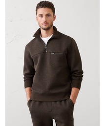 BANANA REPUBLIC FACTORY STORE ウィークエンダー ハーフジップ スウェットシャツ
