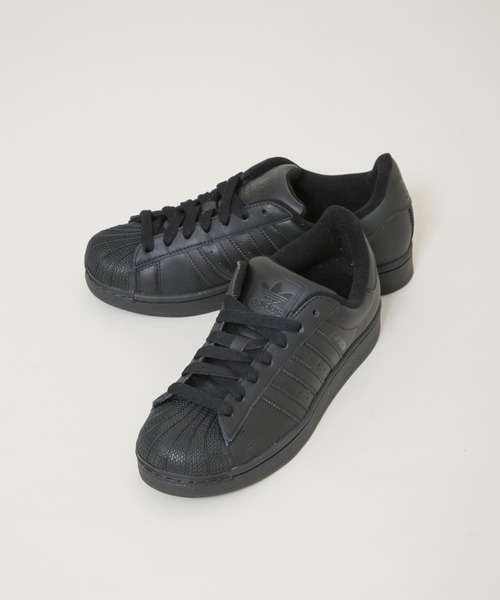 adidas(アディダス)の「adidas/SUPERSTAR II(スニーカー・レディース・ブラック・23/24/25)」の1枚目の写真