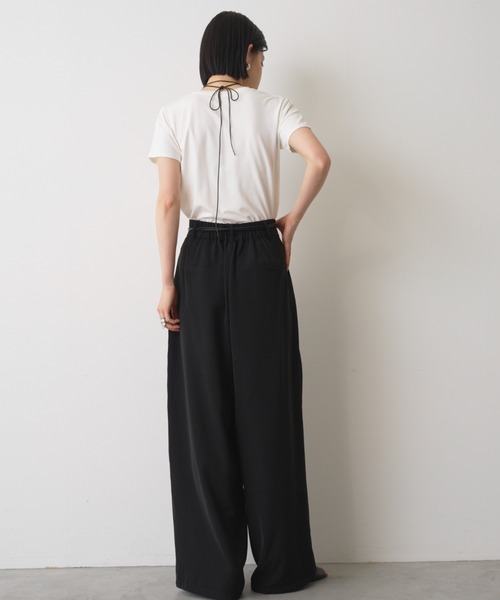 AIC.(エーアイシー)の「ベーシックコンパクトTシャツ/接触冷感/抗菌防臭/UVカット(Tシャツ/カットソー・レディース・オフホワイト/ブラック/チャコールグレー・FREE)」の19枚目の写真