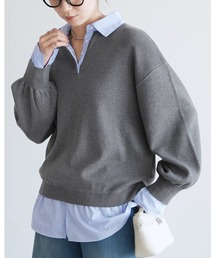 reca | シャツドッキングニット(ニット/セーター)