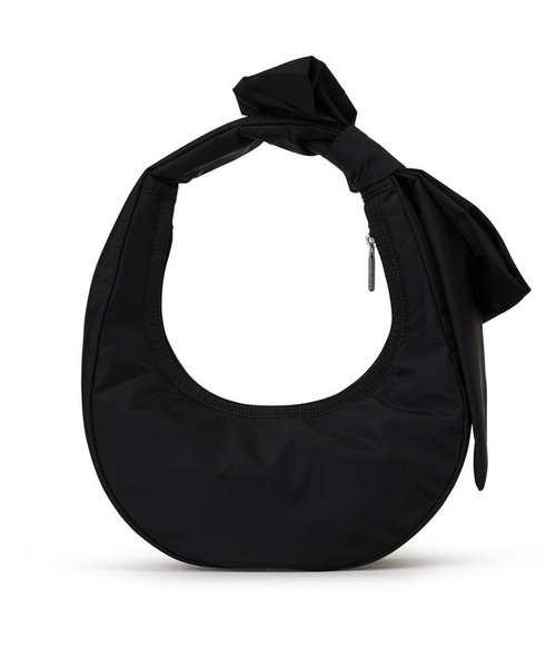LeSportsac（レスポートサック）の「BOW CRESCENT SHOULDER ブラックボウズ（ショルダーバッグ・レディース・ブラック・FREE）」の6枚目の写真