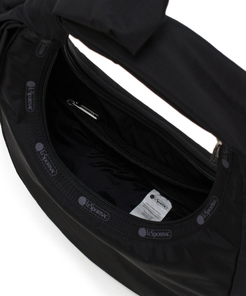 LeSportsac（レスポートサック）の「BOW CRESCENT SHOULDER ブラックボウズ（ショルダーバッグ・レディース・ブラック・FREE）」の8枚目の写真