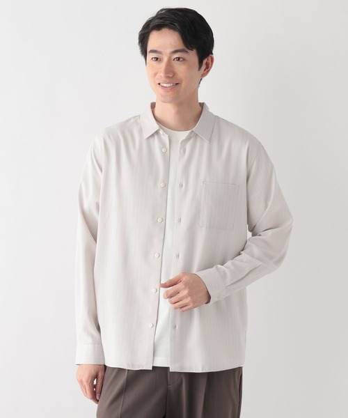 サラサマレギュラーシャツ長袖/636452（シャツ/ブラウス）｜GLOBAL