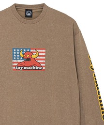 TM AMERICAN MONSTER FADE WASH LONG TEE