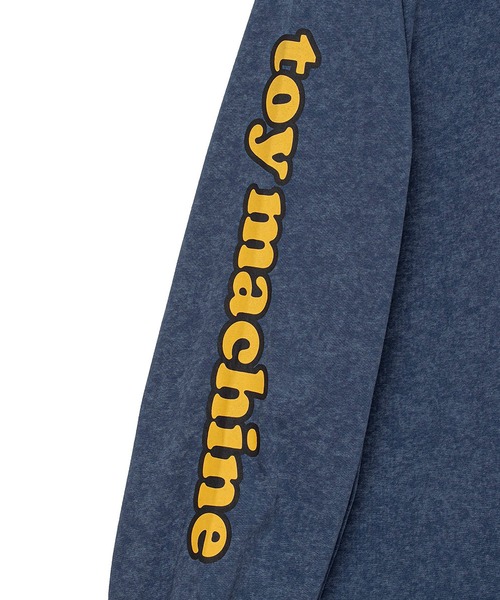 TOY MACHINE(トイ マシーン)の「TM AMERICAN MONSTER FADE WASH LONG TEE(Tシャツ/カットソー・メンズ・ネイビー/ライトブラウン・M/L/XL)」の10枚目の写真