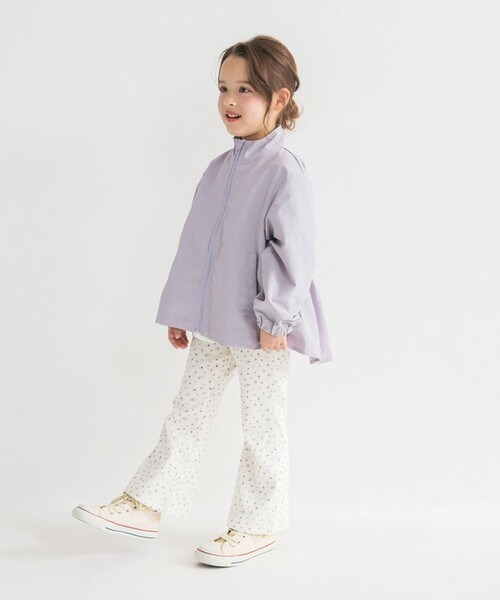 DRC branshes(ディーアールシーブランシェス)の「【撥水加工/WEB限定/DRC】Aラインシルエットナイロンジャケット(ナイロンジャケット・キッズ・グレイッシュベージュ/ピンク/アイボリー/ブラック/ラベンダー・110/100/130/140/150/120)」の14枚目の写真