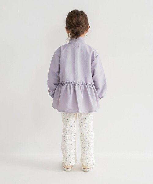 DRC branshes(ディーアールシーブランシェス)の「【撥水加工/WEB限定/DRC】Aラインシルエットナイロンジャケット(ナイロンジャケット・キッズ・グレイッシュベージュ/ピンク/アイボリー/ブラック/ラベンダー・110/100/130/140/150/120)」の22枚目の写真