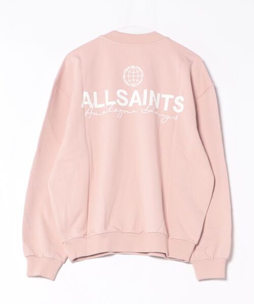 ALLSAINTS(オールセインツ)の「EMBLEM CREW NECK COTTON SWEATSHIRT | EMBLEM クルー ネック スウェットシャツ(スウェット・メンズ・ピンク系その他・S/M/L/XS)」の9枚目の写真