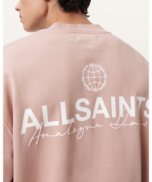 ALLSAINTS(オールセインツ)の「EMBLEM CREW NECK COTTON SWEATSHIRT | EMBLEM クルー ネック スウェットシャツ(スウェット・メンズ・ピンク系その他・S/M/L/XS)」の3枚目の写真