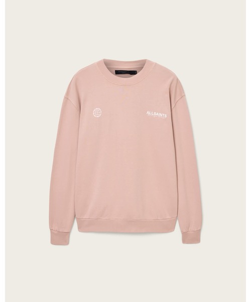 ALLSAINTS(オールセインツ)の「EMBLEM CREW NECK COTTON SWEATSHIRT | EMBLEM クルー ネック スウェットシャツ(スウェット・メンズ・ピンク系その他・S/M/L/XS)」の8枚目の写真