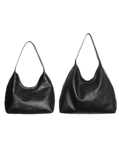 YArKA（ヤーカ）の「【YArKA/ヤーカ】real leather round design one handle big bag [wam10] / リアルレザーワンハンドルデザインビッグバッグ（トートバッグ・レディース・ブラック・FREE）」の4枚目の写真