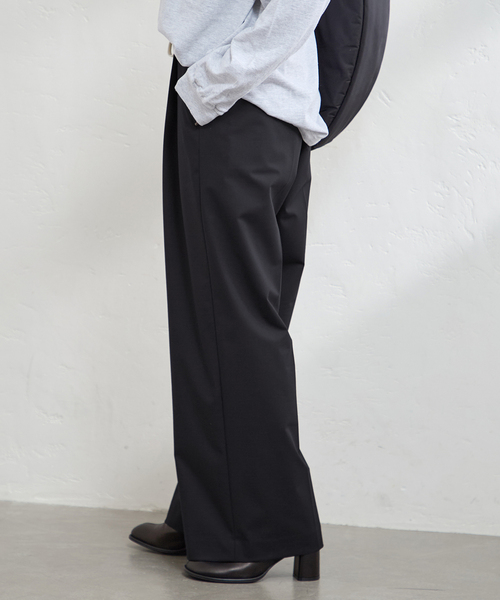 JOURNAL STANDARD（ジャーナルスタンダード）の「《追加》ソモウライクイージースラックス（その他パンツ・レディース・ライトグレー/ネイビー・36/38）」の16枚目の写真