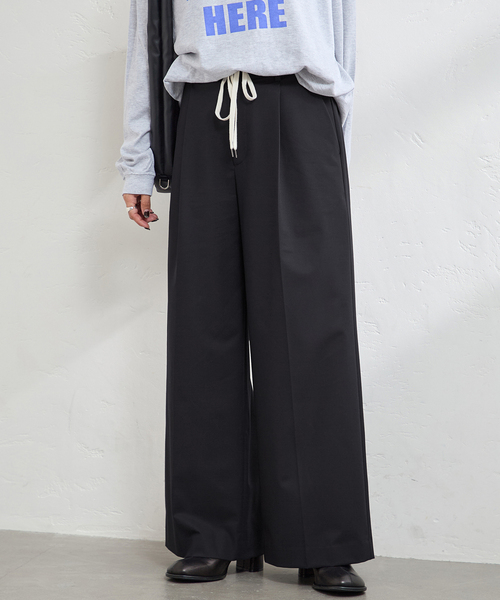 JOURNAL STANDARD（ジャーナルスタンダード）の「《追加》ソモウライクイージースラックス（その他パンツ・レディース・ライトグレー/ネイビー・36/38）」の17枚目の写真