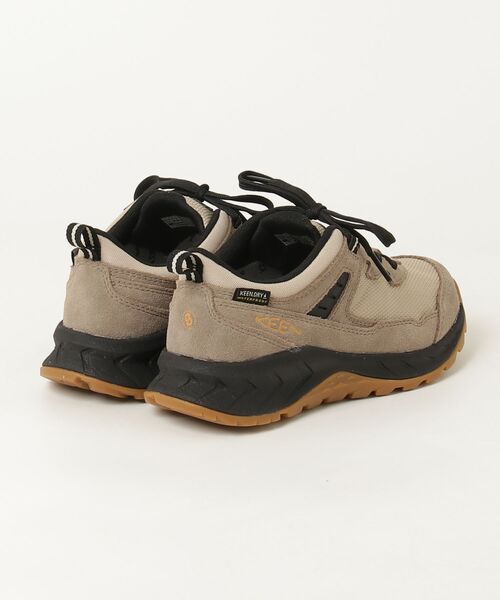 KEEN(キーン)の「HIGHTRAIL WP / ハイトレイル ウォータープルーフ / キッズ 防水ハイキングシューズ(スニーカー・キッズ・ベージュ系その他・23.5cm/22.5cm/22cm/21cm/20cm)」の2枚目の写真