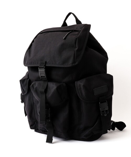 BAICYCLON by Bagjack（バイシクロン バイ バグジャック）の「【BAICYCLON by bagjack】《15インチ対応》コーデュラナイロン DRAWSTRING BACKPACK（NCL-04）（バックパック/リュック・メンズ・ブラック・FREE）」の3枚目の写真
