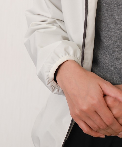 libelle more（リベル モア）の「【撥水加工】防風フード付きブルゾン（ブルゾン・レディース・アイボリー/グレイッシュベージュ/オリーブ/ブラック/ピンク・M/L）」の8枚目の写真