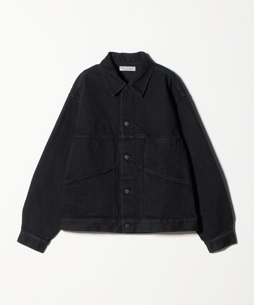 BEAUTY&YOUTH UNITED ARROWS(ビューティーアンドユースユナイテッドアローズ)の「フェード ブラック デニム ブルゾン(デニムジャケット・メンズ・ブラック・S/M/XL/L)」の1枚目の写真