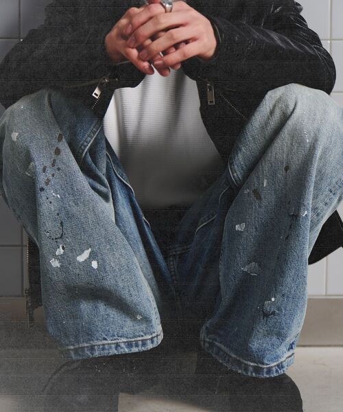 PULP/417EDIFICE（パルプフォーワンセブンエディフィス）の「NO MAINTENANCE / ノーメンテナンス BAGGY JAPANESE DENIM EX（デニムパンツ・メンズ・ブルー系その他・32/30/28）」の14枚目の写真