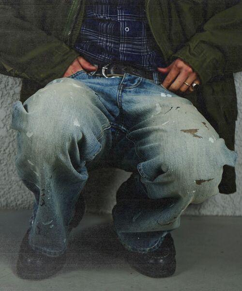 PULP/417EDIFICE（パルプフォーワンセブンエディフィス）の「NO MAINTENANCE / ノーメンテナンス BAGGY JAPANESE DENIM EX（デニムパンツ・メンズ・ブルー系その他・32/30/28）」の19枚目の写真