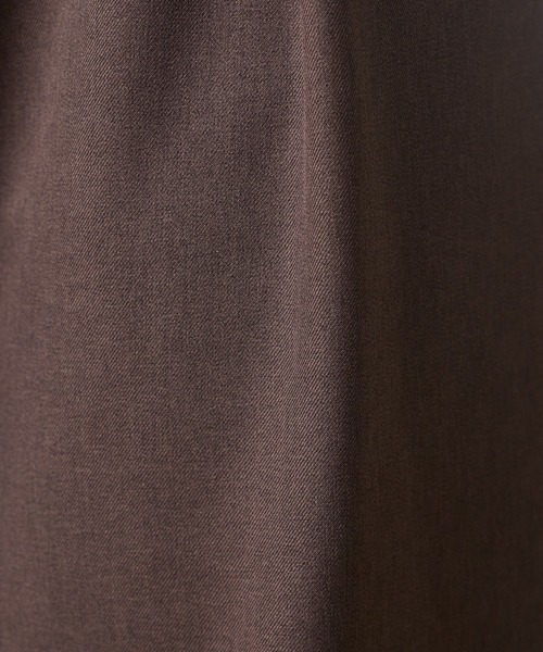 AIMER（エメ）の「ツイルストレッチワイドパンツ【セットアップ可能】（その他パンツ・レディース・ブラック/ブラウン・MEDIUM）」の20枚目の写真