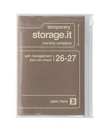 MARK'S（マークス）の「マークス 手帳 2026 スケジュール帳 2026年3月始まり 月間ブロック B6変型 ストレージイット/テクスチャー（手帳/メモ帳）」