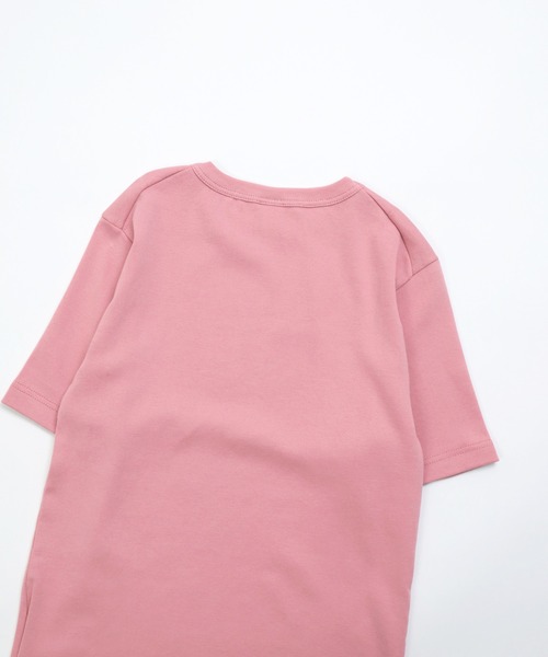 gicipi（ジチピ）の「[gicipi] CRISTALLO/2513P クルーネック Tシャツ（Tシャツ/カットソー・レディース・ピンク・1）」の9枚目の写真