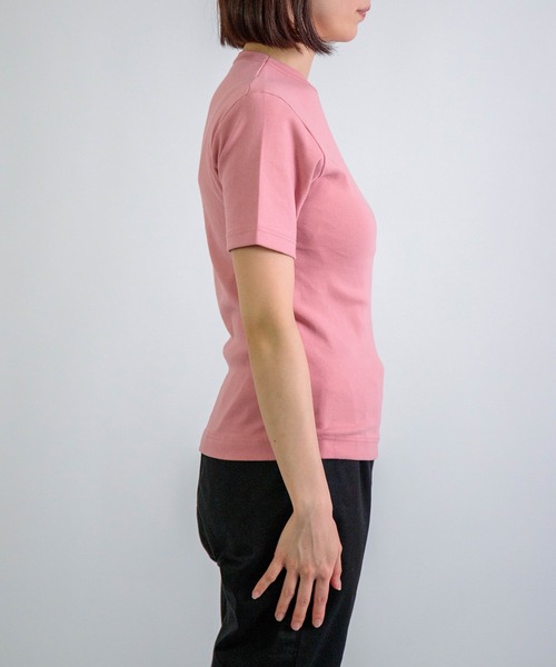 gicipi（ジチピ）の「[gicipi] CRISTALLO/2513P クルーネック Tシャツ（Tシャツ/カットソー・レディース・ピンク・1）」の6枚目の写真