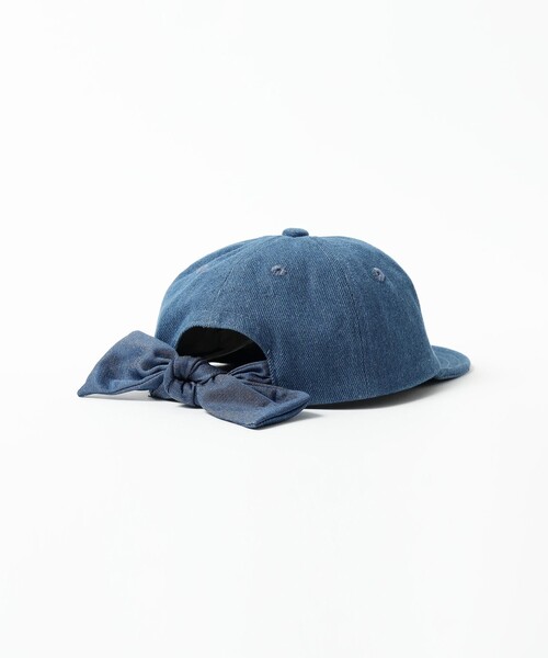 BEAMS mini(ビームスミニ)の「リボンキャップ 2026SS 子供服 夏物 外遊び プチプラ レジャー(ハット・キッズ・ライトブルー/インディゴブルー・ONE SIZE)」の10枚目の写真