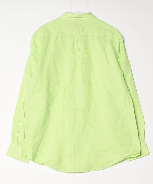 POLO RALPH LAUREN(ポロ ラルフ ローレン)の「クラシック フィット リネン シャツ(シャツ/ブラウス・レディース・イエロー・M/L/S/XL/XS/XXS)」の8枚目の写真