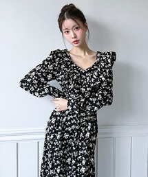 by muni:r（バイ ムニール）の「【着用動画あり！】ロマンティックフラワーワンピース/2026 SS COLLECTION（ワンピース）」