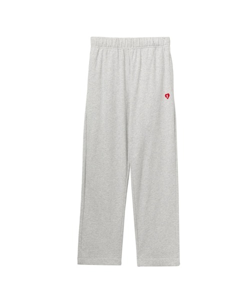 A BATHING APE(アベイシングエイプ)の「HEART BADGE SWEAT PANTS(スウェットパンツ・レディース・グレー/ネイビー・X-SMALL/SMALL)」の2枚目の写真