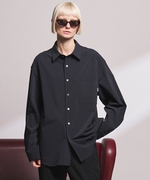 MAISON SPECIAL | 《UNISEX》【PERTEX】Regular Collar Prime-Over Long Sleeve Shirt/【パーテックス】レギュラーカラープライムオーバーロングスリーブシャツ【MAISON SPECIAL/メゾンスペシャル】■セットアップ対応■(シャツ/ブラウス)