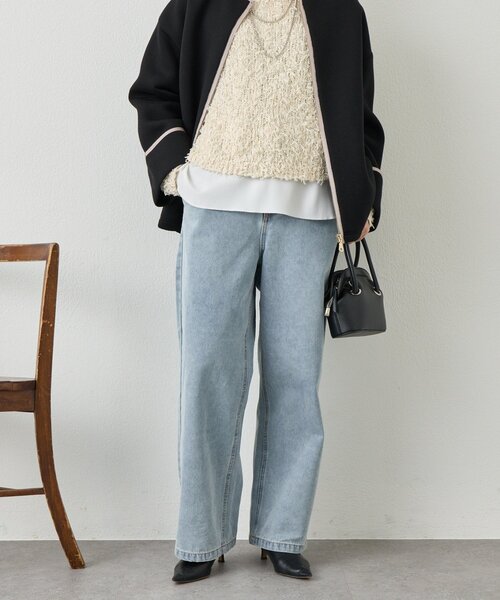 Jena espace merveilleux（ジェナ　エスパスメルヴェイユ）の「テープラインダンボールジャケット（その他アウター・レディース・ブラック/ベージュ系その他/ベージュ・FREE）」の7枚目の写真