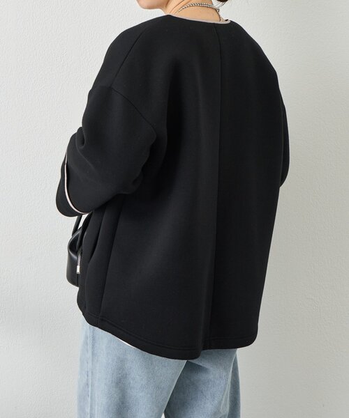 Jena espace merveilleux（ジェナ　エスパスメルヴェイユ）の「テープラインダンボールジャケット（その他アウター・レディース・ブラック/ベージュ系その他/ベージュ・FREE）」の8枚目の写真