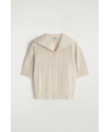 COS（コス）の「セーラーカラー ウールポロトップ（ポロシャツ）」